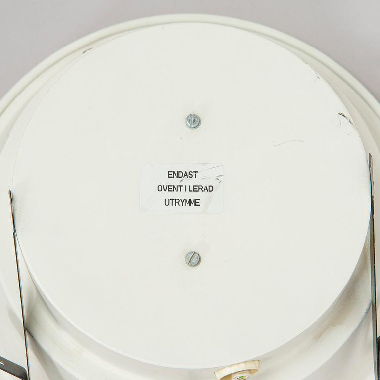 Arne Jacobsen, A pair of 'Munkegaard' ceiling lights for Louis Poulsen, Denmark.