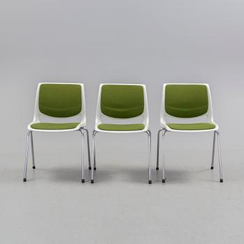 BENDT WINGE, a set of three chairs, Norway, 1970s.