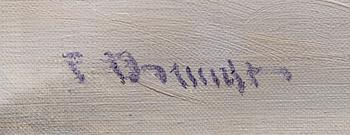 CARL BRANDT, olja på duk, signerad.