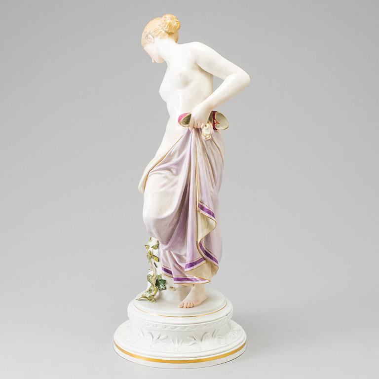A porcelain figurine, Meissen, ca 1900.