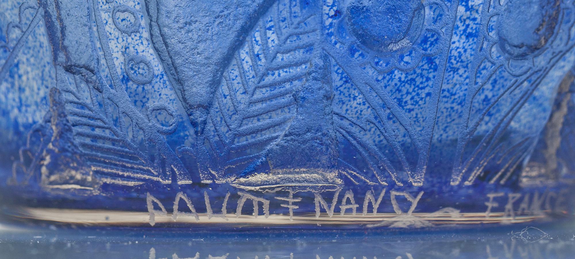 VAS, glas, Daum Nancy, Frankrike, 1920-tal.