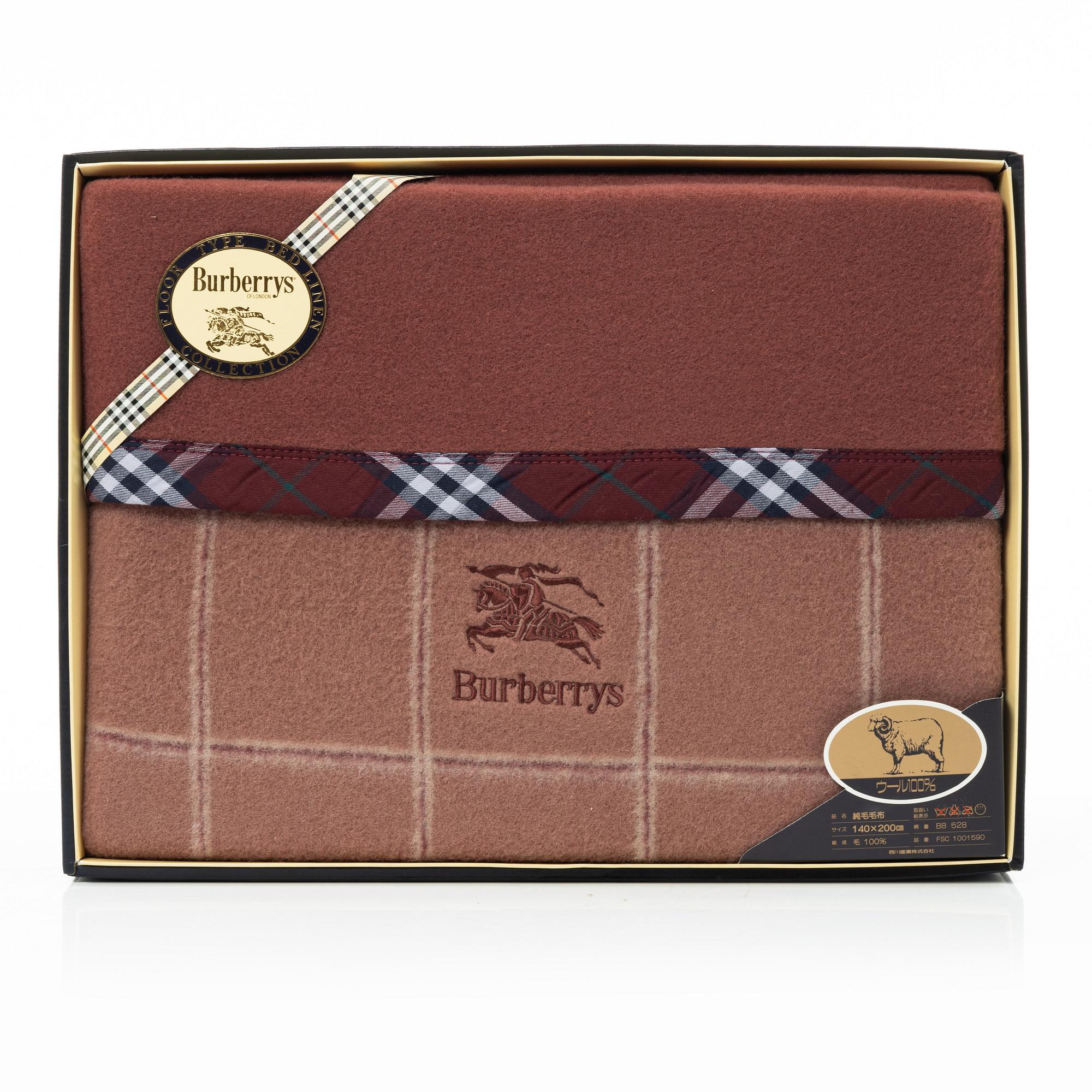 Burberry, blanket/bedspread.