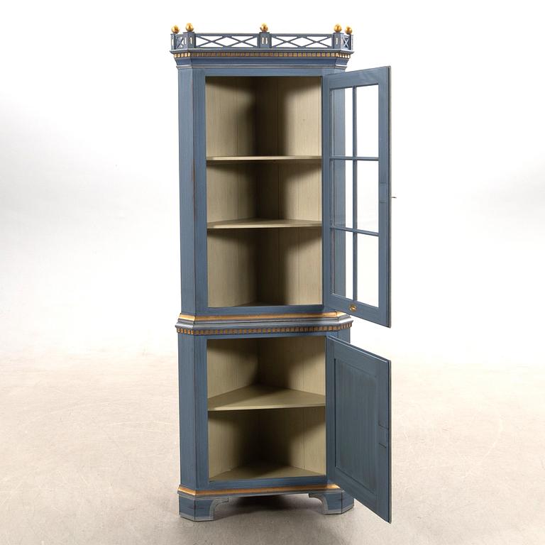 Corner cabinet, K.A. Roos, Helsingborg, second half of the 20th century.