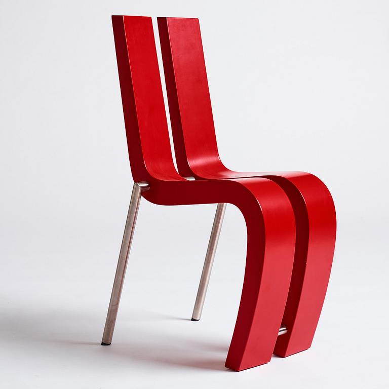 Sigvard Håkansson, a "2+1" chair, ed. 25/25, Sigvard Design AB Linköping, Sweden 2003.