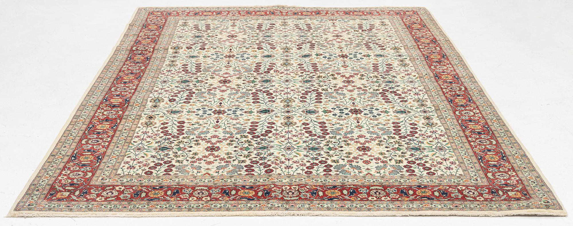 A Hereke carpet, Turkey, c. 303 x 200cm.