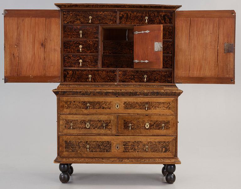 A Swedish late Baroque 1720/30's cupboard.