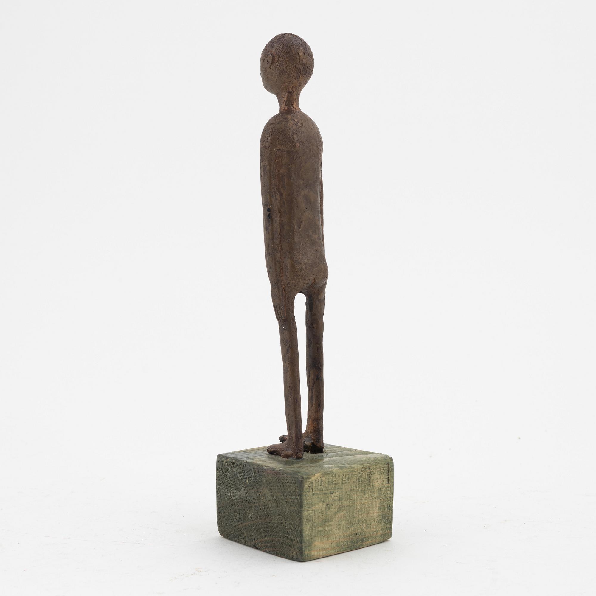 Mikael Lundberg, skulptur, brons, signerad och daterad 2001.