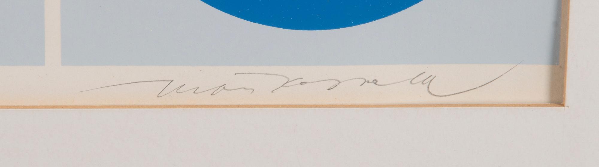 MATTI KOSKELA, serigrafia, signeerattu.