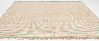 A flat-weave carpet, Sweden, c. 325 x 295 cm.