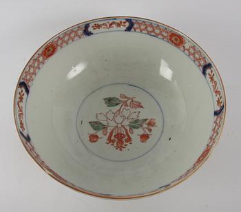 BÅLSKÅL, porslin. Imari, 1800-tal.