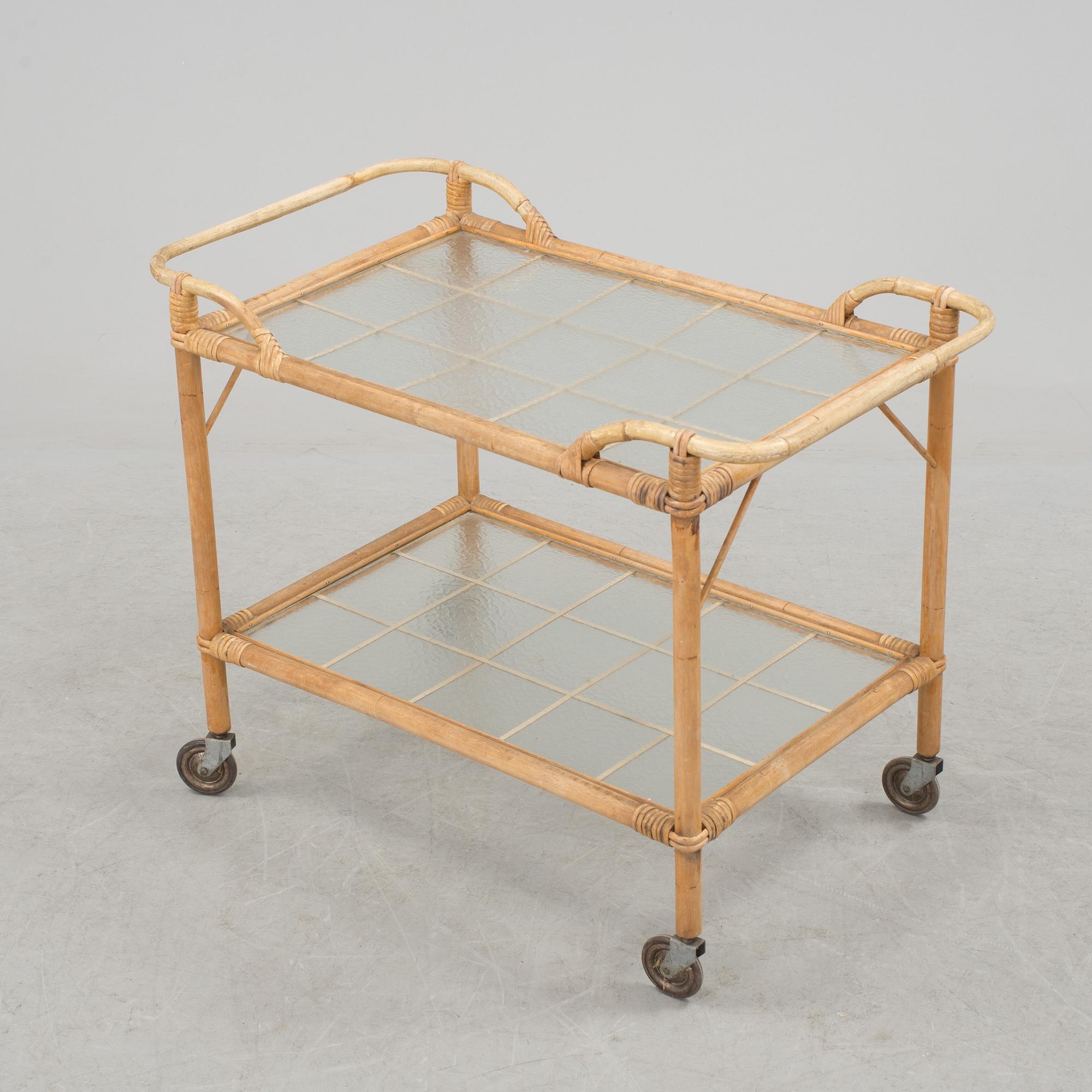 A bambu furniture suite from E.W. Ottosson korgmöbelfabrik, Stockholm, 1940's.