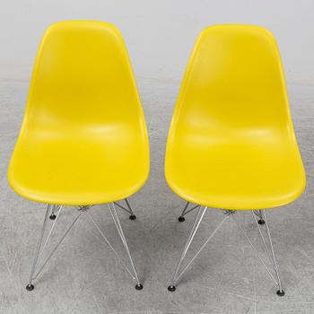 CHARLES AND RAY EAMES, six DSR chairs, Vitra, 2011.