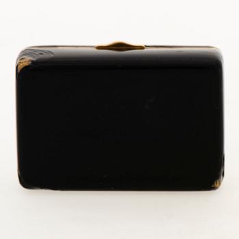 CARTIER PILLERDOSA, 18K guld, emalj, rosenslipade diamanter.