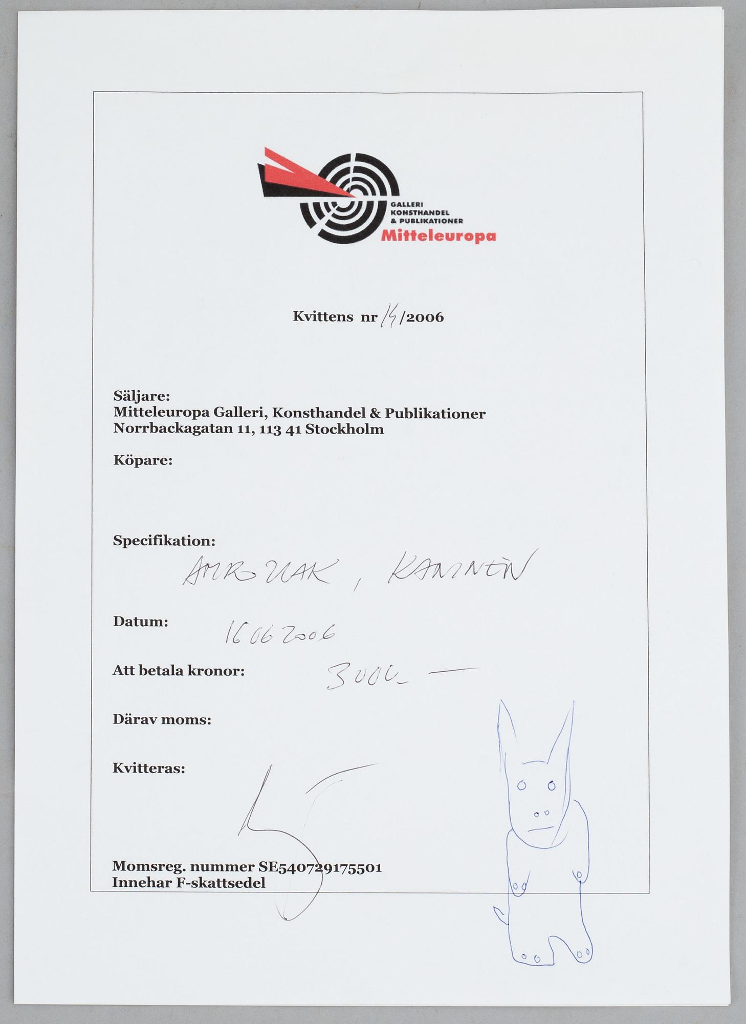 SYLWESTER AMBROZIAK, sculpture, signed and dated -05.