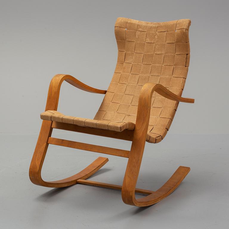 A rocking chair by Gustaf Axel Berg, probably 1940's.