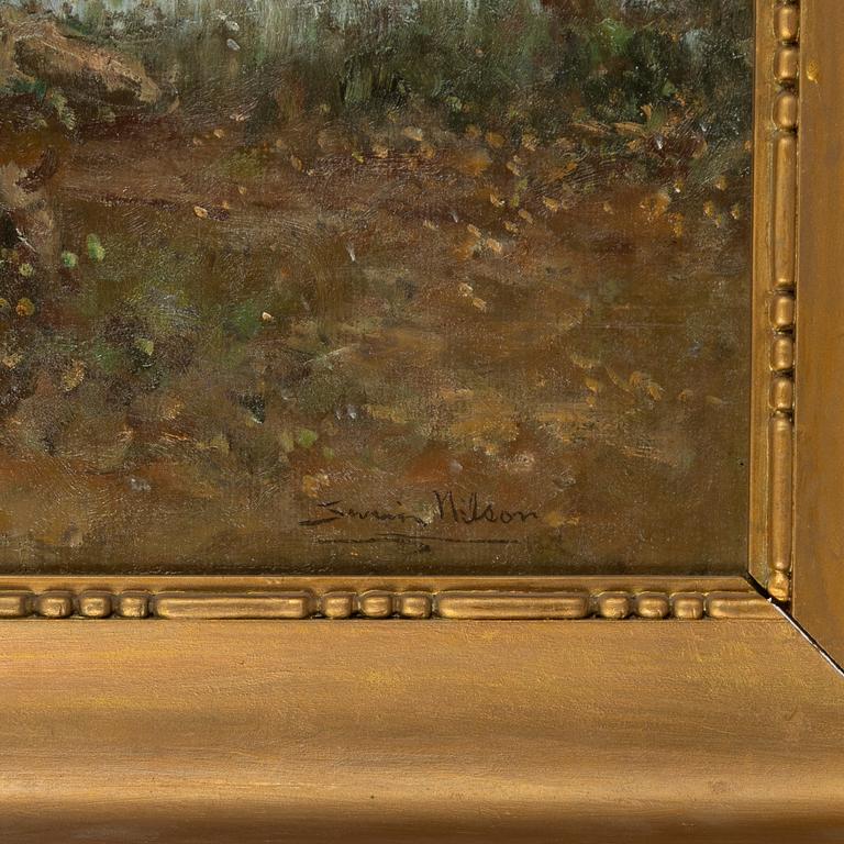 Severin Nilson, Summer Landscape with Lake.