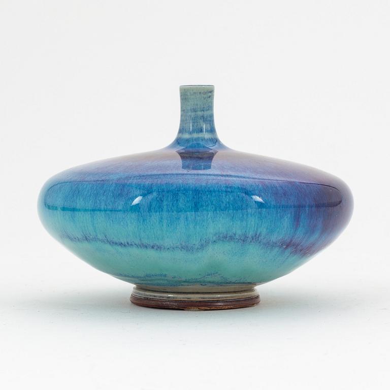 Berndt Friberg, a stoneware vase, Gustavsbergs studio 1971.