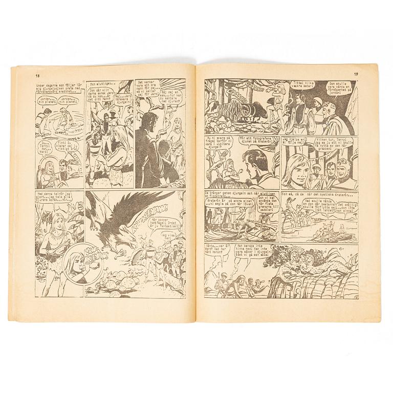 Comic book, “Stålpojken”, No 1.
