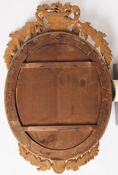 SPEGELLAMPETTER, för två ljus, ett par. Stockholmsarbeten 1780-tal, Gustavianska.
