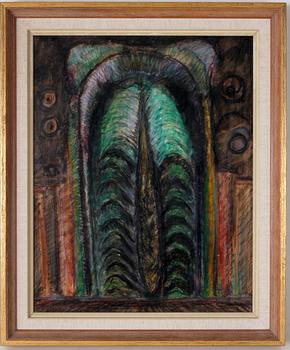 EDWARD HALD. Blandteknik, sign o dat 1950.