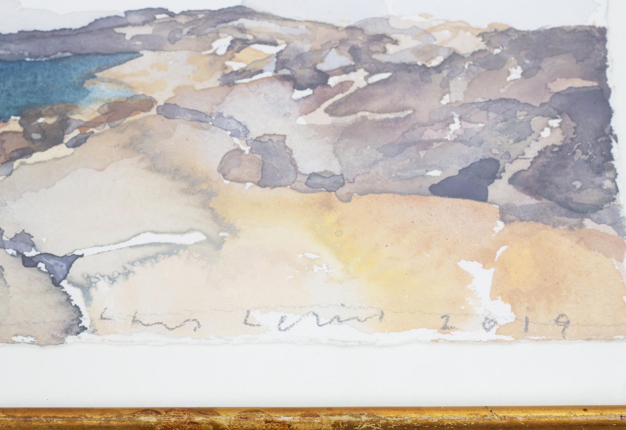 LARS LERIN, watercolour, signed and dated 2019.