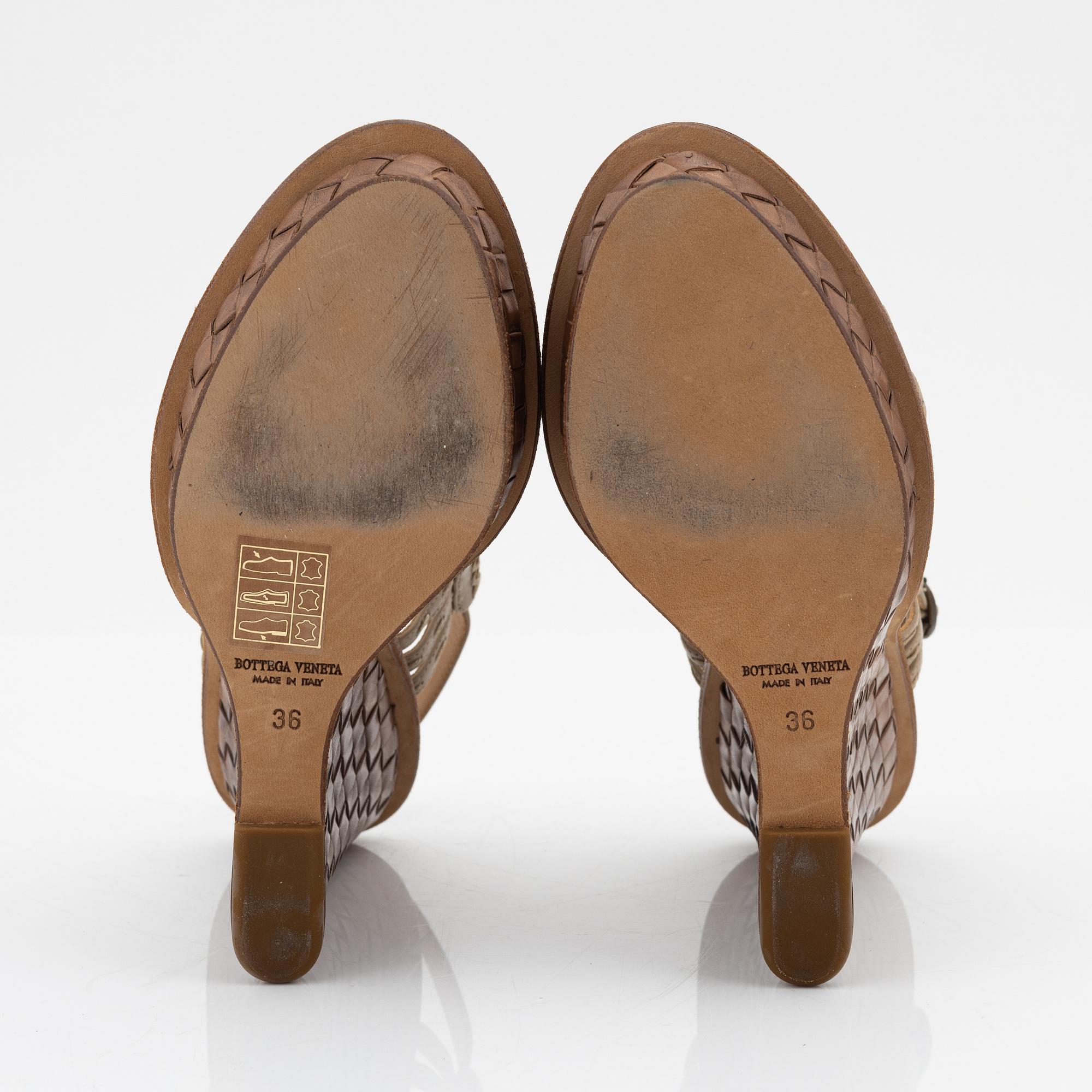 Bottega Veneta, sandaletter, storlek 36.