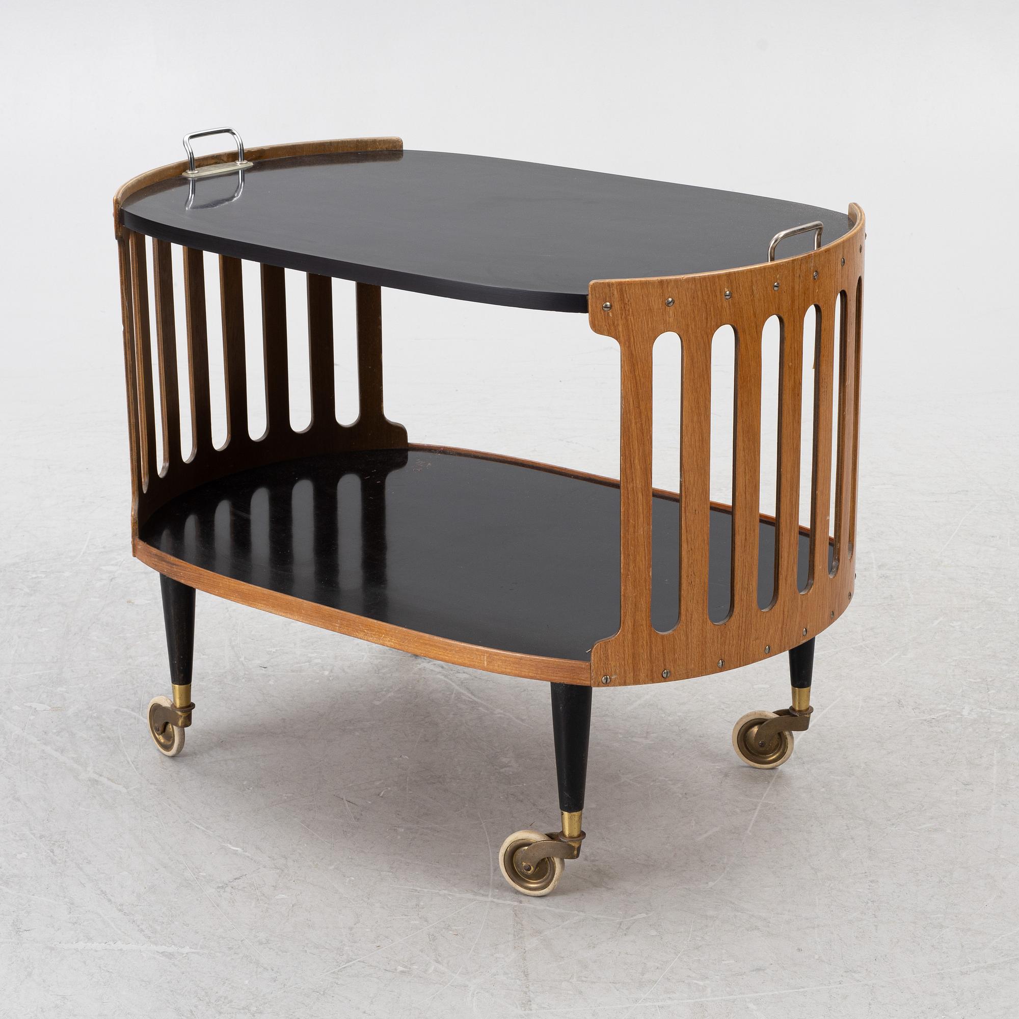 Serveringsvagn, 1950-tal.