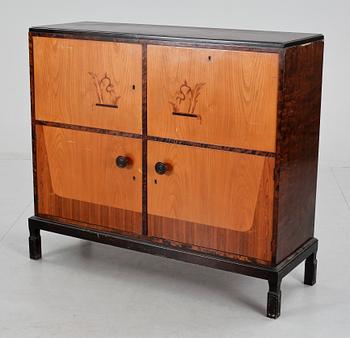 LINNESKÅP, art deco, 1930/40-tal.