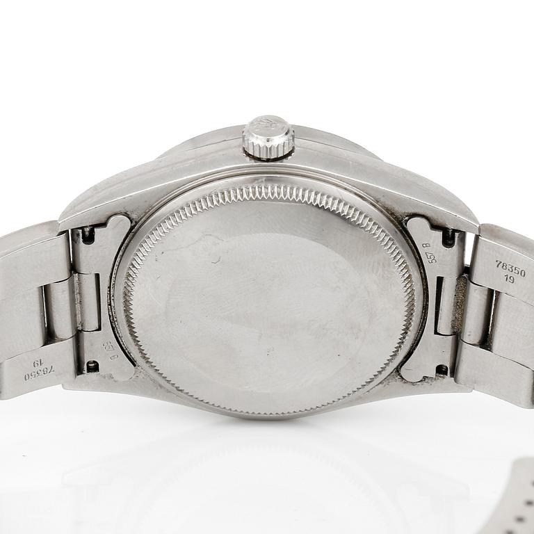 ARMBANDSUR, Rolex, Air King, Ø 34 mm, stål, automatisk, oysterlänk med viklås.