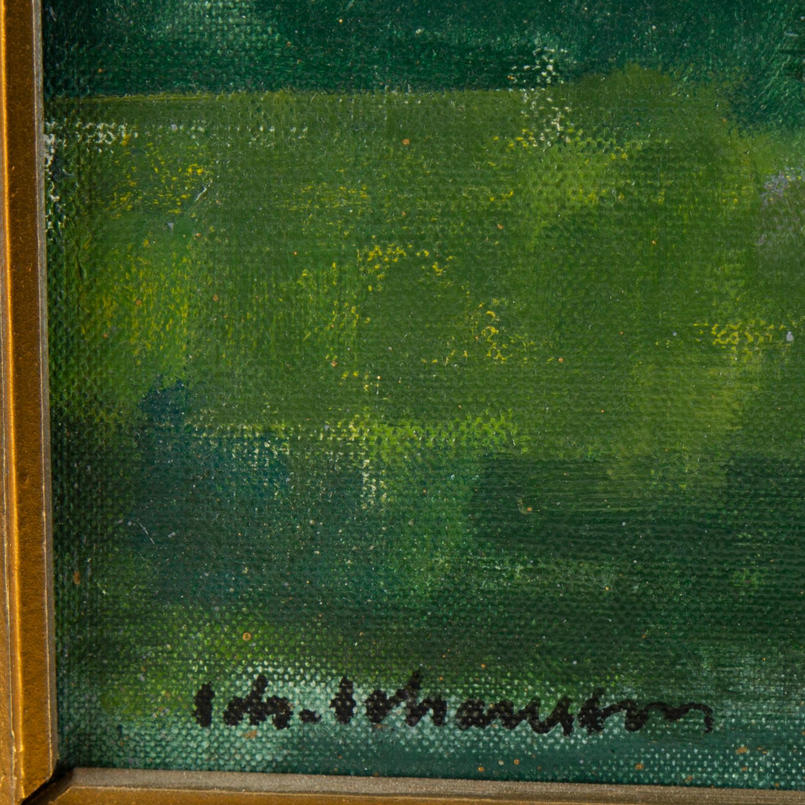 JOHAN JOHANSSON, oil on canvas, signed.