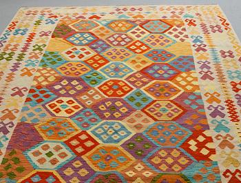 A carpet, kilim, ca 297 x 204 cm.