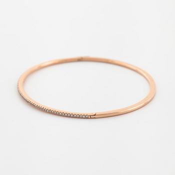 SOPHIE GYLLENHAMMAR, armring med briljantslipade diamanter, totalt 0.22 ct.