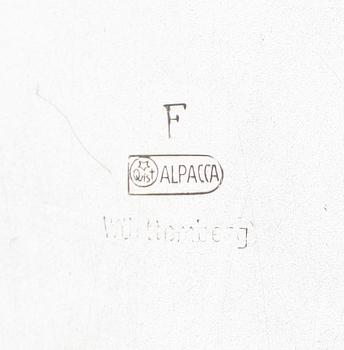 RAM, silver samt DUBBELKAROTT, nysilver, 1900-tal.