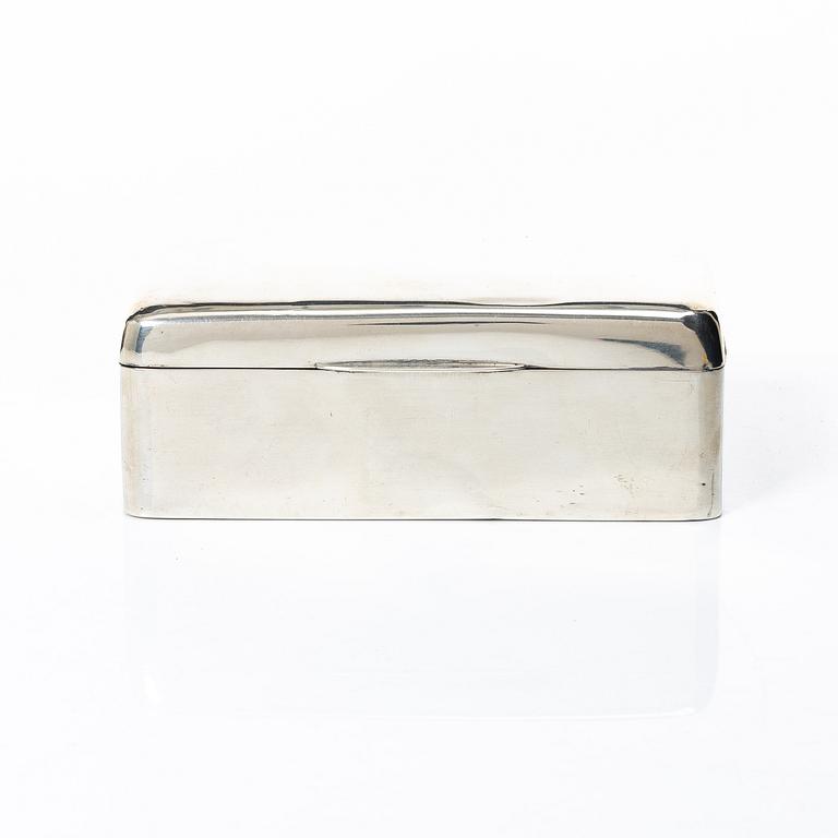 Cigarrskrin, silver, Colen Hewer Cheshire, Chester, England 1910.