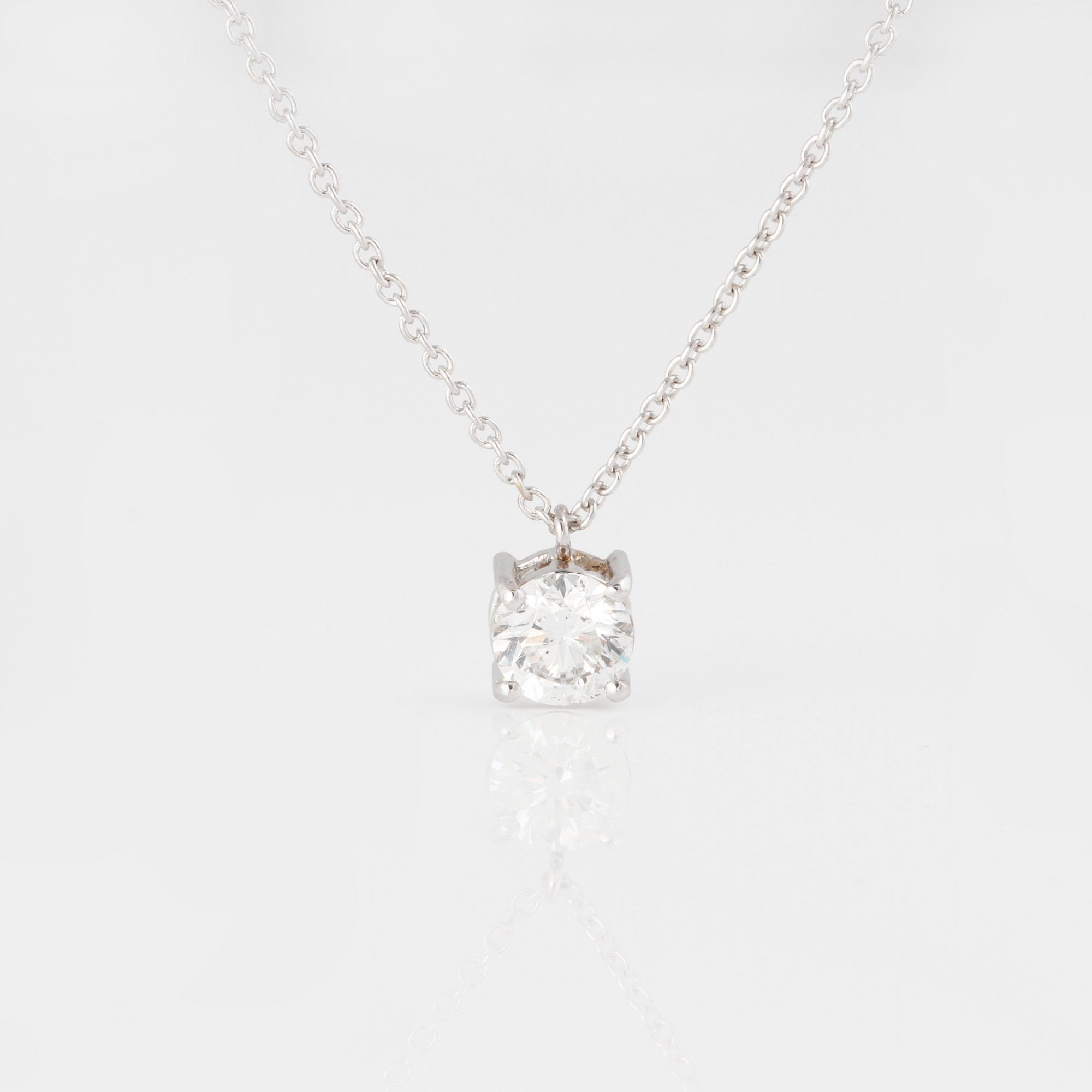 HÄNGE, med briljantslipad diamant 0.72 ct.