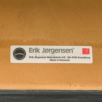 A set of eight leather easychairs by Erik Jørgensen Møbelfabrik, Svendborg, Denmark.