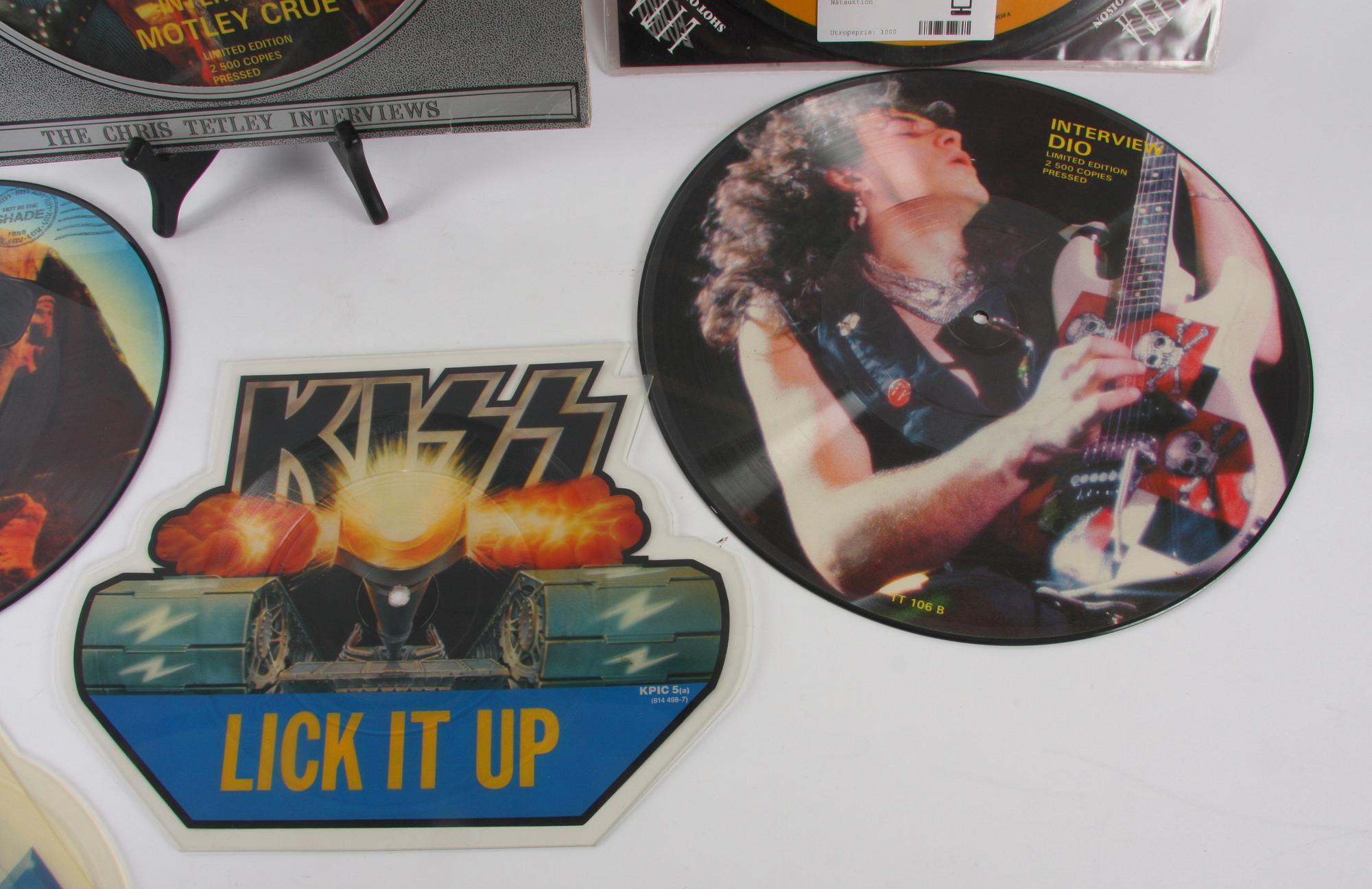 BILD-LP och EP, 8 st, heavy metal.