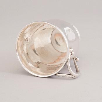 A silver mug by Georg Jensen, model 127, Copenhagen 1920/30's.