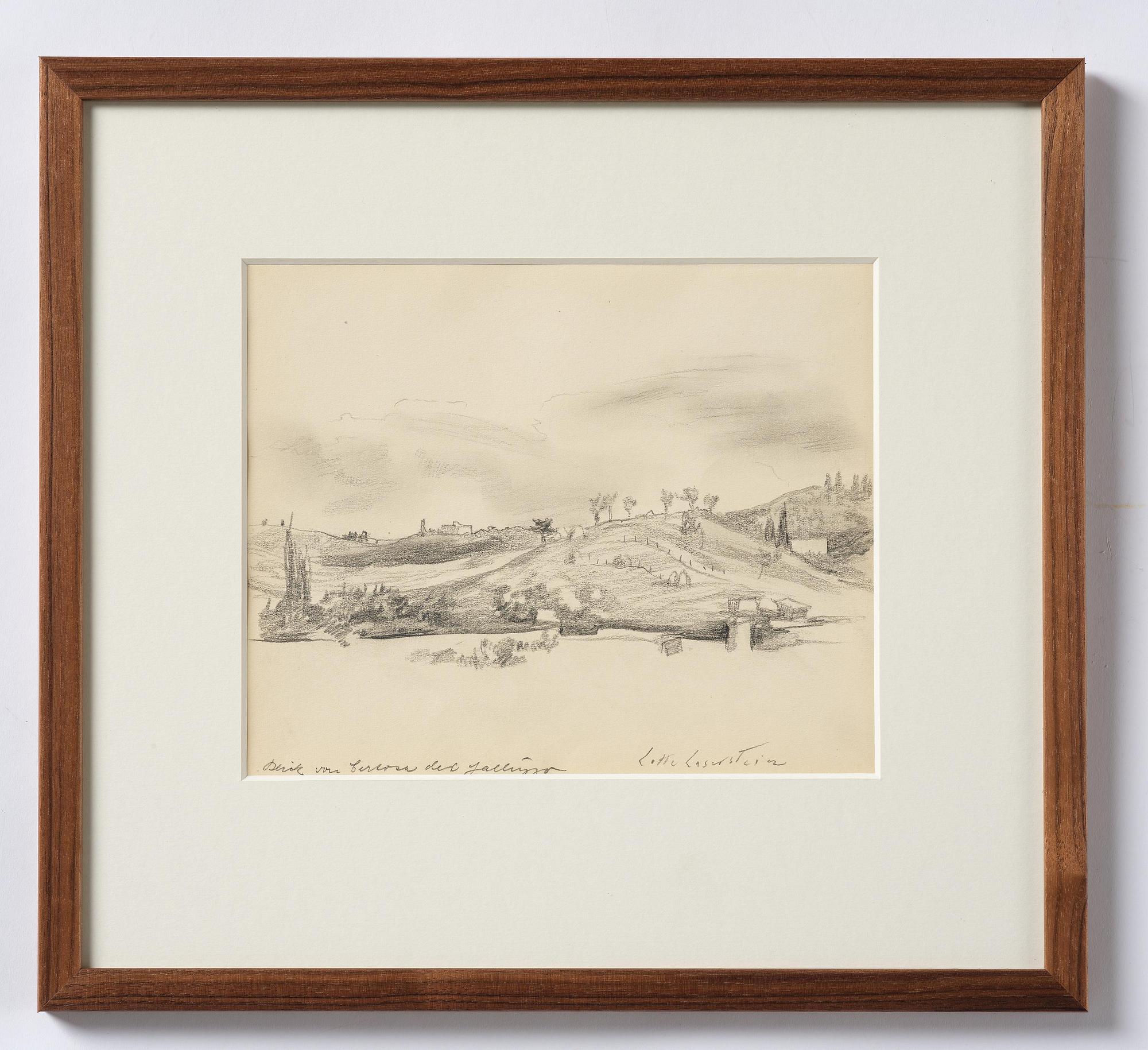 Lotte Laserstein, View over the landscape.