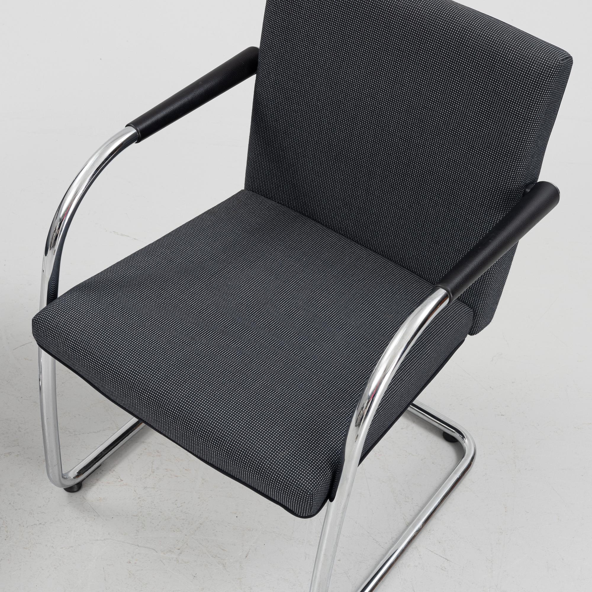 Antonio Citterio & Glen Oliver Löw, five 'Visasoft Visavis' chairs, Vitra, 2005.