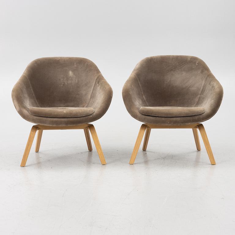 Hee Welling, fåtöljer, ett par, "About a lounge", HAY, 2000-tal.