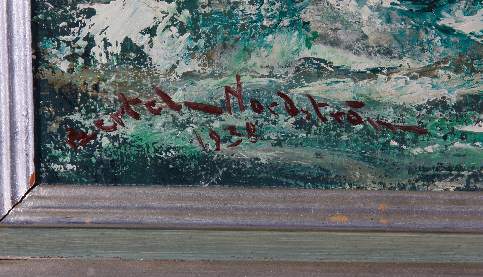 BERTEL-NORDSTRÖM, BERTEL, olja på duk, sign o dat 1938.