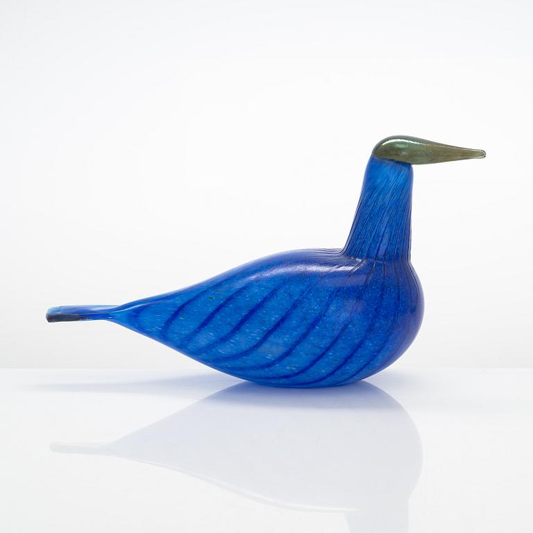 Oiva Toikka, Glass bird, Finland's 75th Independence Year, sign. Suomen sotka Oiva Toikka, Nuutajärvi 1992, 532/1992.