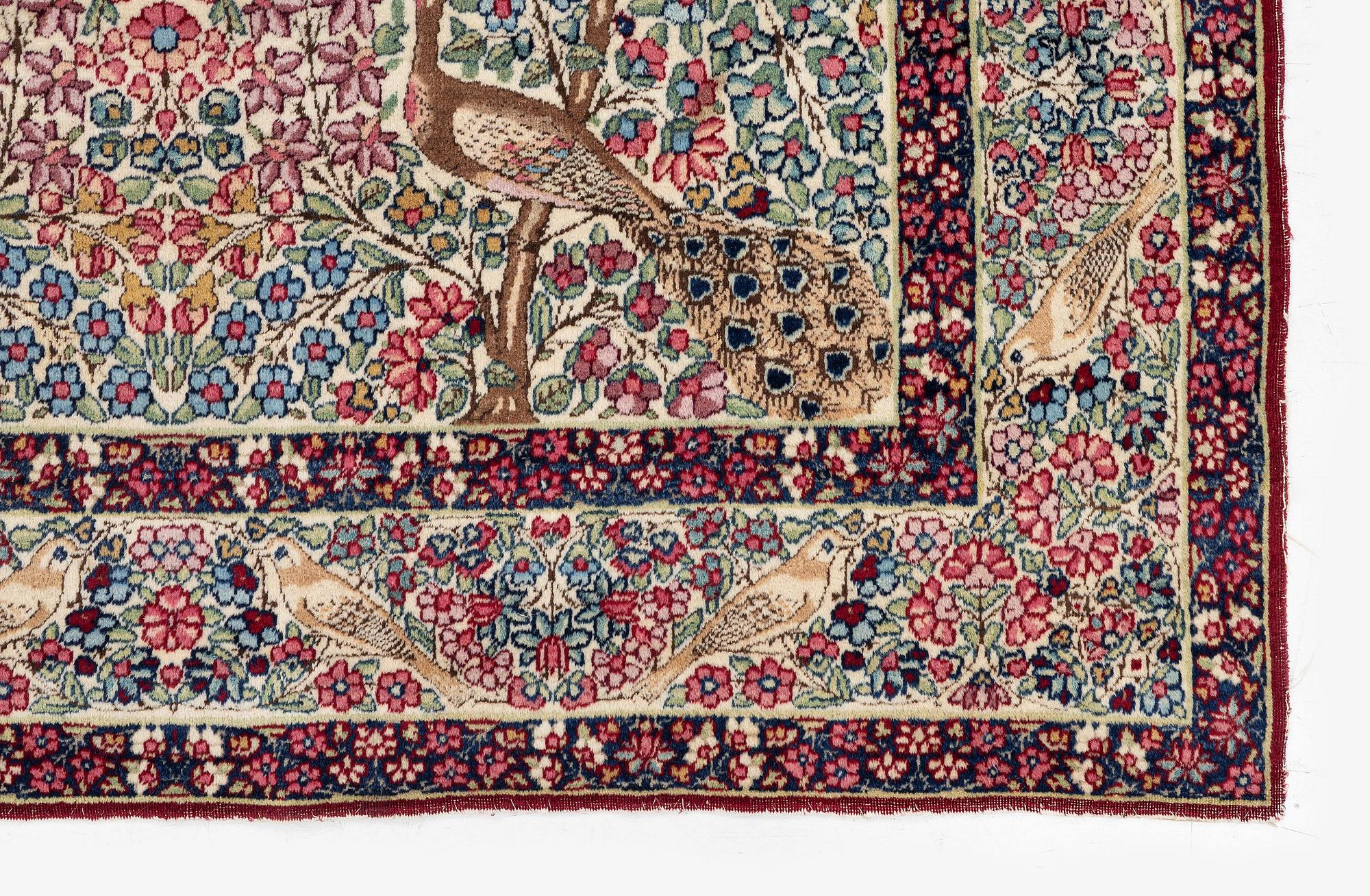 Matta, antik Kirman Laver, södra Persien, ca 210 x 134 cm.
