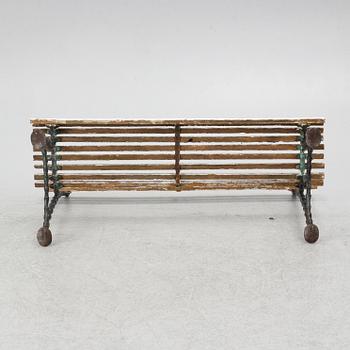 A garden sofa, first half of the 20th Century.