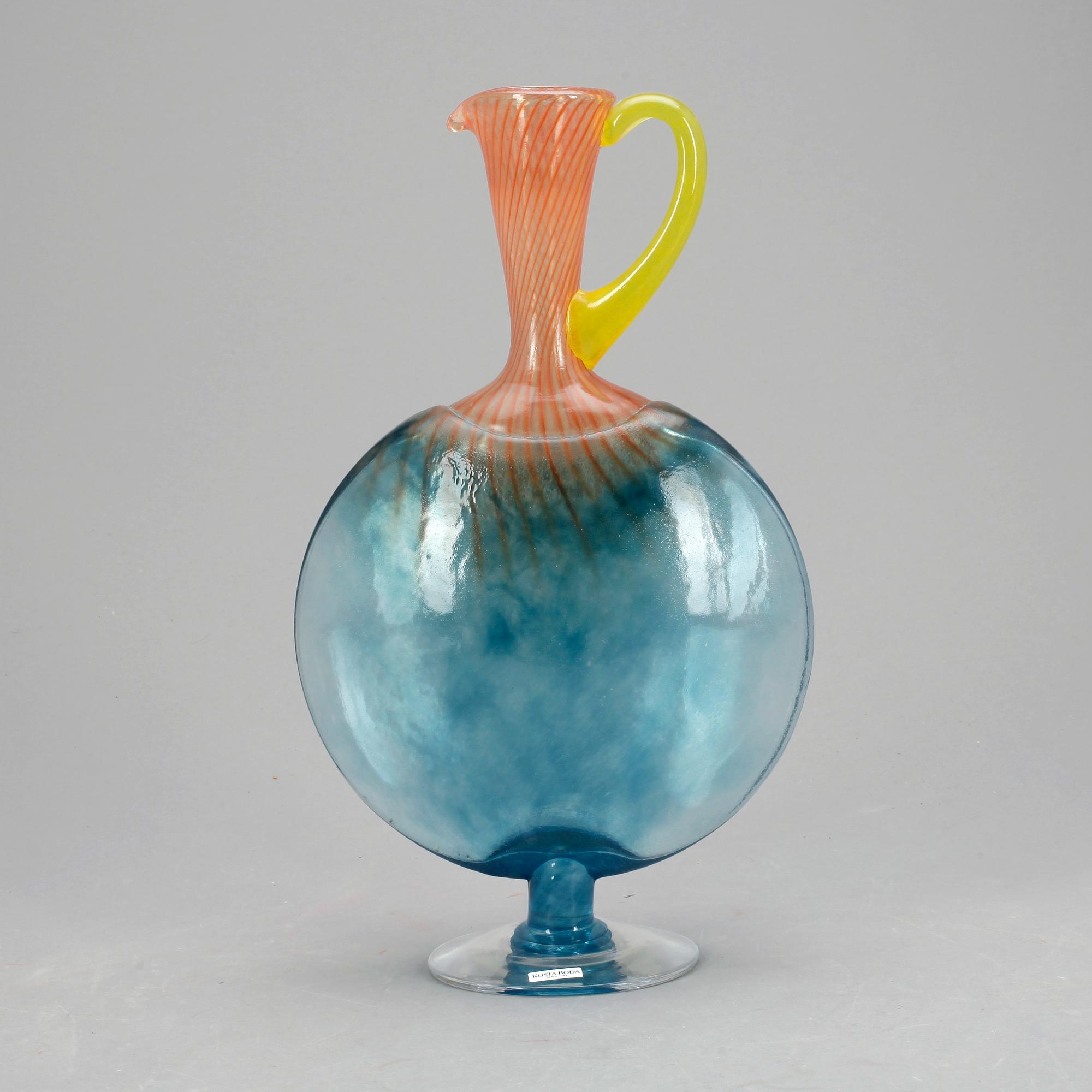 KARAFF, glas, Kjell Engman, Kosta Boda Atelier.