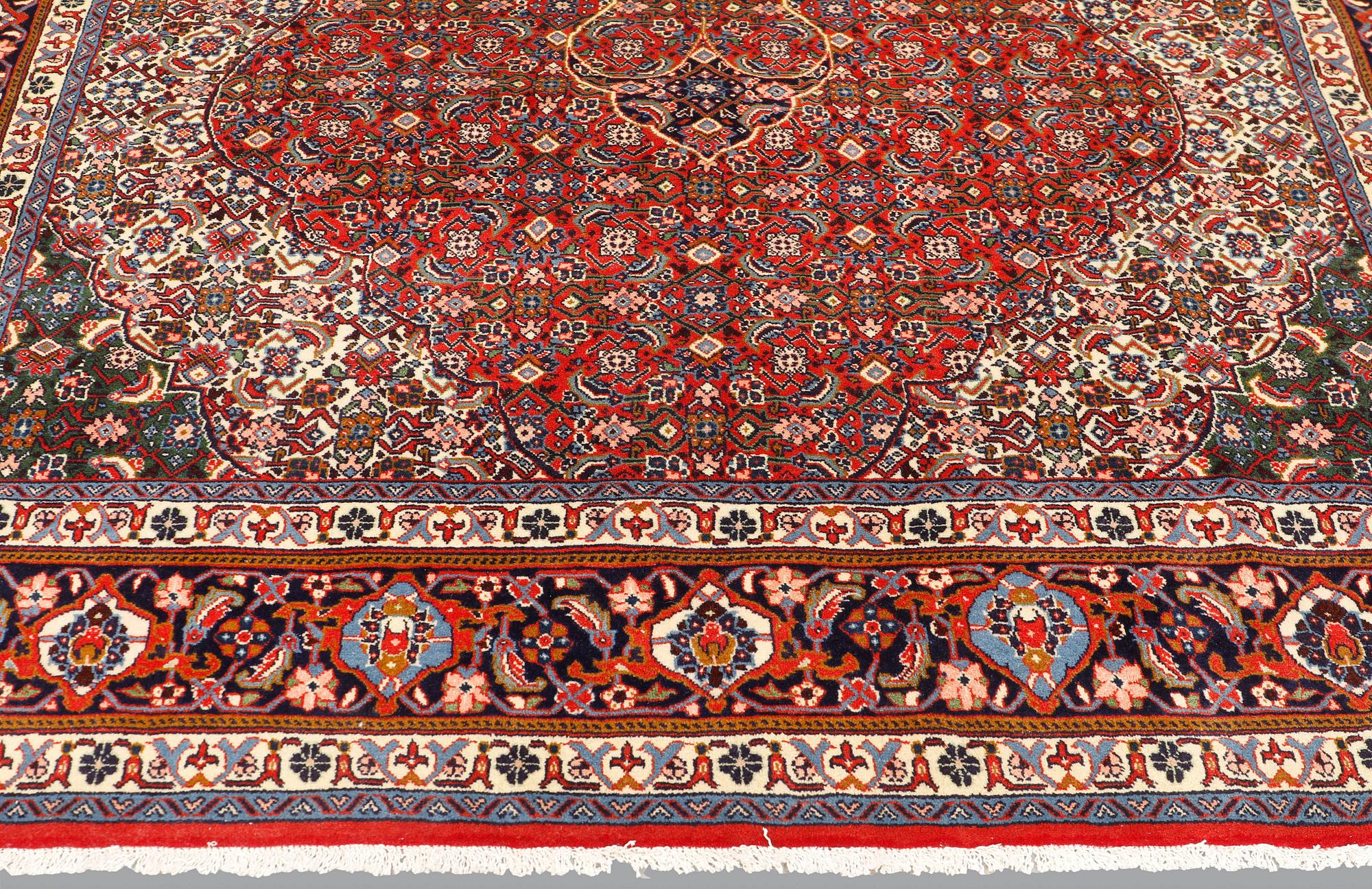A Sarouk carpet, c 312 x 224 cm.