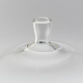 INGEBORG LUNDIN, vas av glas, "Äpplet", Orrefors. Formgiven 1955. Detta exemplar 1970-tal.