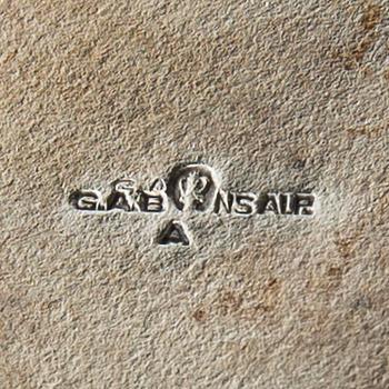 Coffee service 3 dl Empire style GAB silver plate early 20th century.