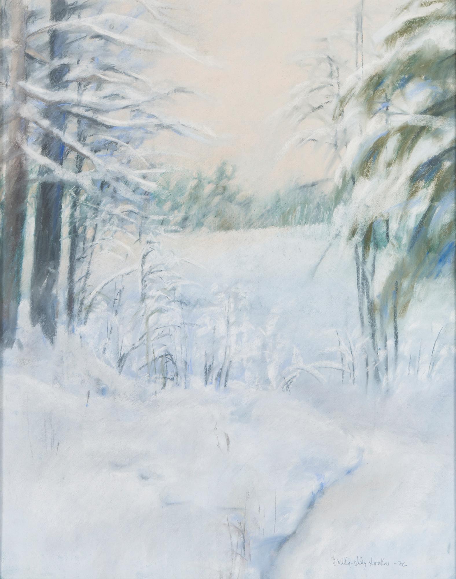 SIRKKA-LIISA LONKA, pastelli, signerattu ja päivätty -76.